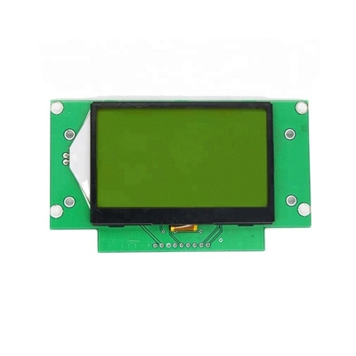 Blue Backlight LED 28x64 COG Dot Matrix LCD Display Module Dengan Antarmuka FPC