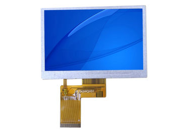 4.3 Inch 480 * 272 TFT LCD Panel Layar Sentuh Resistif 24 bit Untuk Industri