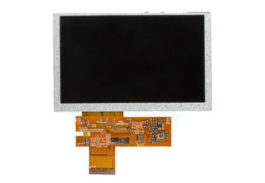 Layar TFT LCD 5.0 ​​Inch 800 * 480 Layar Sentuh 16/18 / 24bit RGB Antarmuka Layar Tft Kecerahan Tinggi