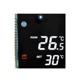 Disesuaikan Kontras Tinggi VA Layar LCD Segmen Warna Panel LCD Digital