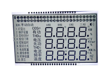 Layar LCD STN Kontras Tinggi 7 Segmen Melihat Lebar Untuk Produk Elektronik