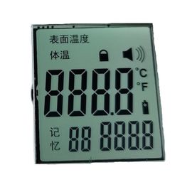 Tampilan Segmen LCD RGB TN Untuk Termometer Inframerah