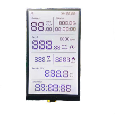 Modul COG LCD Antarmuka SPI Transflective Drive Statis