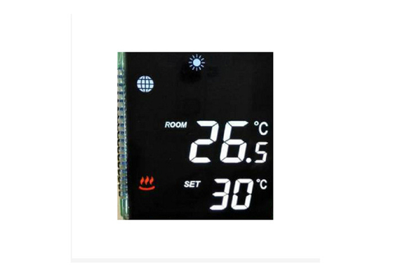 Panel LCD Monokrom Kustom Transmisif PMVA 7 Segmen Tampilan Layar