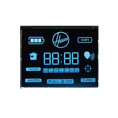 Custom Monochrome VA Lcd Display Segmen Digital Untuk Monitor Mobil