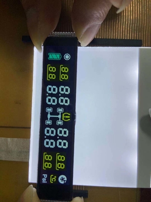 Digit Negatif DFSTN LCD Screen Custom Transmissive Display TN Lcd Module Untuk Tire Pressure Gauge
