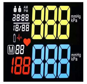 7 Segmen Layar LCD VA Untuk Peralatan Medis, Glukosa Darah Meteran Lcd Panel