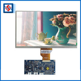9 Inch Tft 800 * 480 Dot Matrix LCD Display Modul Backlight SPI / MCU Antarmuka Yang Jelas Tanpa PCB