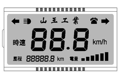 TN Type Alphanumeric Lcd Module 1/4 Duty Pin Out Mono 12 O&amp;#39;Clock Sudut Pandang