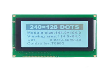 T6963c Controller 22 Pin Led Dot Matrix Display, 5.1 Inch 240 X 128 Spi Lcd Tampilan Modul