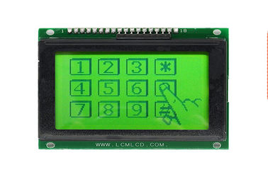 128 Pin 128 X 64 Modul LCD Grafis Stn Positive 12864 Layar TN Viewing Angle