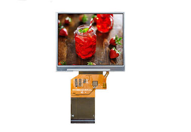 Modul LCD TFT 3,5 Inch Landscape Kecerahan Tinggi Dengan Antarmuka Rgb 16/18/24 Bit