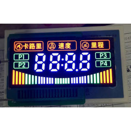 TN / HTN / STN / FSTN Segmen Layar LCD Mode Negatif Monokrom Ukuran Kecil