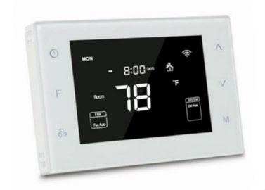 Warna Hitam High Constrast VA LCD Display Untuk Smart Thermostat CE ROHS