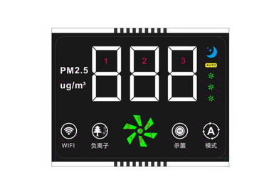 7 Segmen Layar LCD / Modul LCD Persegi LCD Negatif VA Untuk Termostato Controller