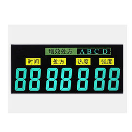Latar Belakang Hitam VA Layar LCD Segmen Transmissive Negatif 12 Sudut Pandang