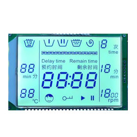 Layar LCD 2.8V-5.5V TN / Kode Segmen Suhu Layar Elektronik LCD