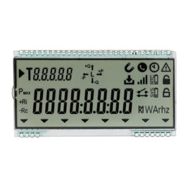 Ukuran Kustom 7 Segmen Layar Persegi HTN LCD Display 12 Metode Mengemudi Statis PIN