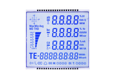 Layar LCD STN Kontras Tinggi 7 Segmen Melihat Lebar Untuk Produk Elektronik