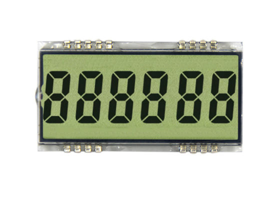 Pin Logam Reflektif TN LCD Display 7 Segmen Modul Ukuran Disesuaikan