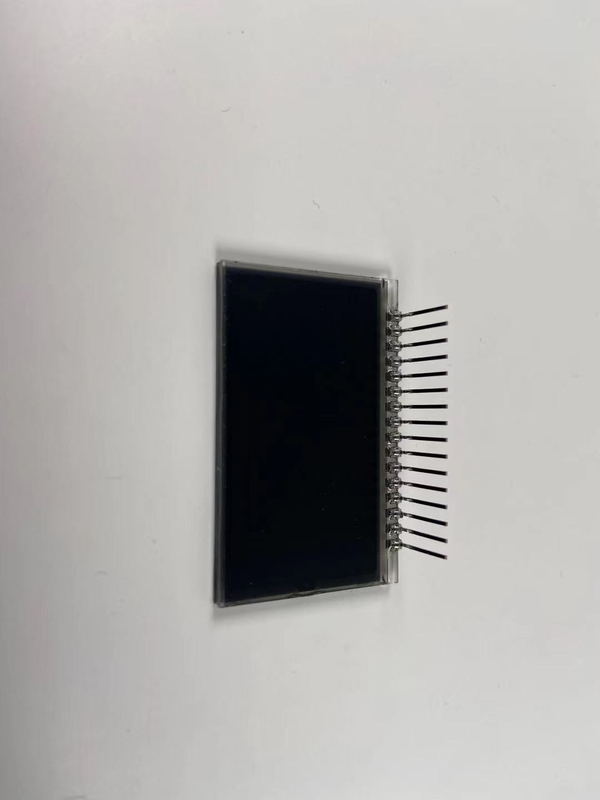 Custom Negative VA 12 O ClockLcd Display Transmissive Digit Graphic LCD Glass Panel Untuk Lampu Meja