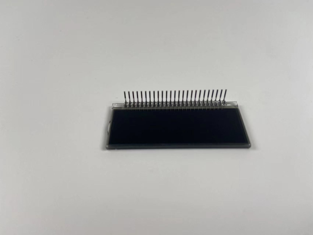 Custom Negative VA LCD Display 12 O ClockLcd Display Transmissive Digit Graphic LCD Glass Va Panel Untuk Pasokan Listrik
