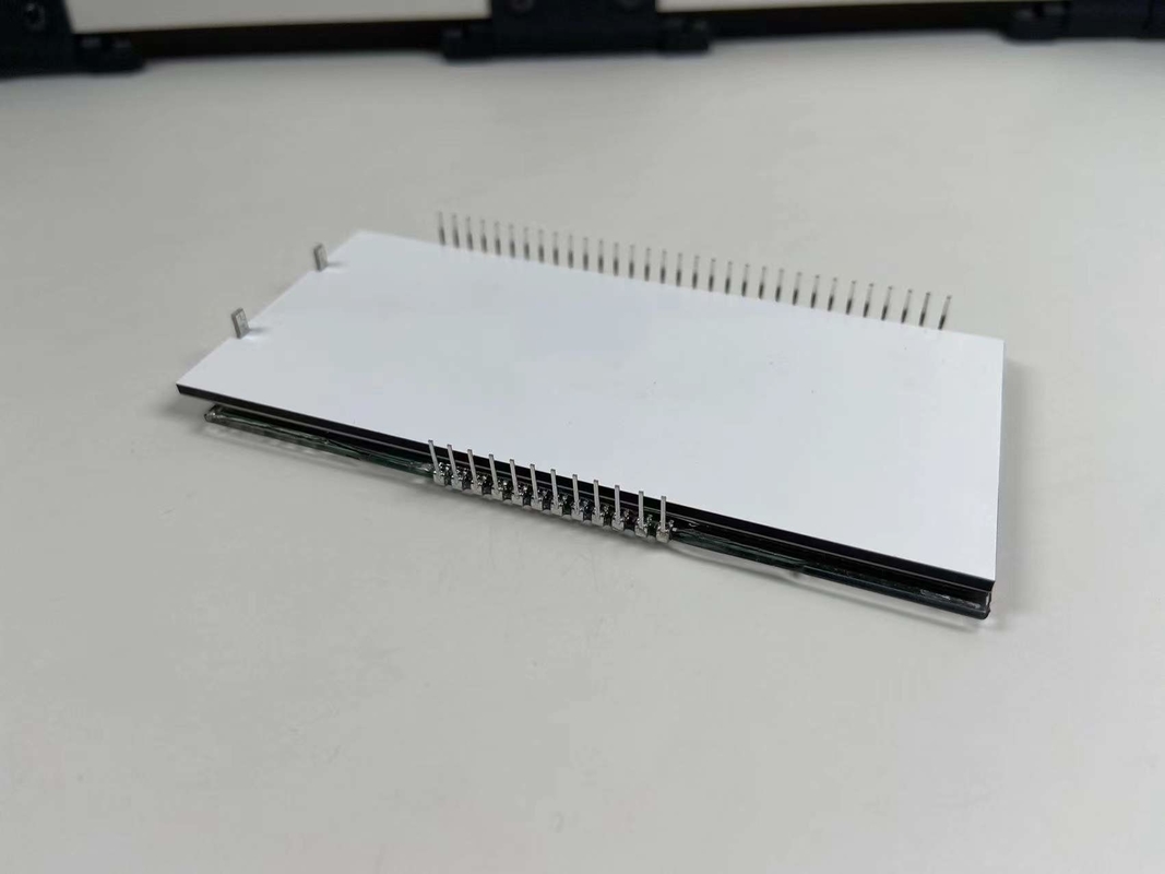Custom Negative VA 6 O Clock LCD Display Transmissive Digit Graphic LCD Glass Va Panel Untuk Rumah Pintar