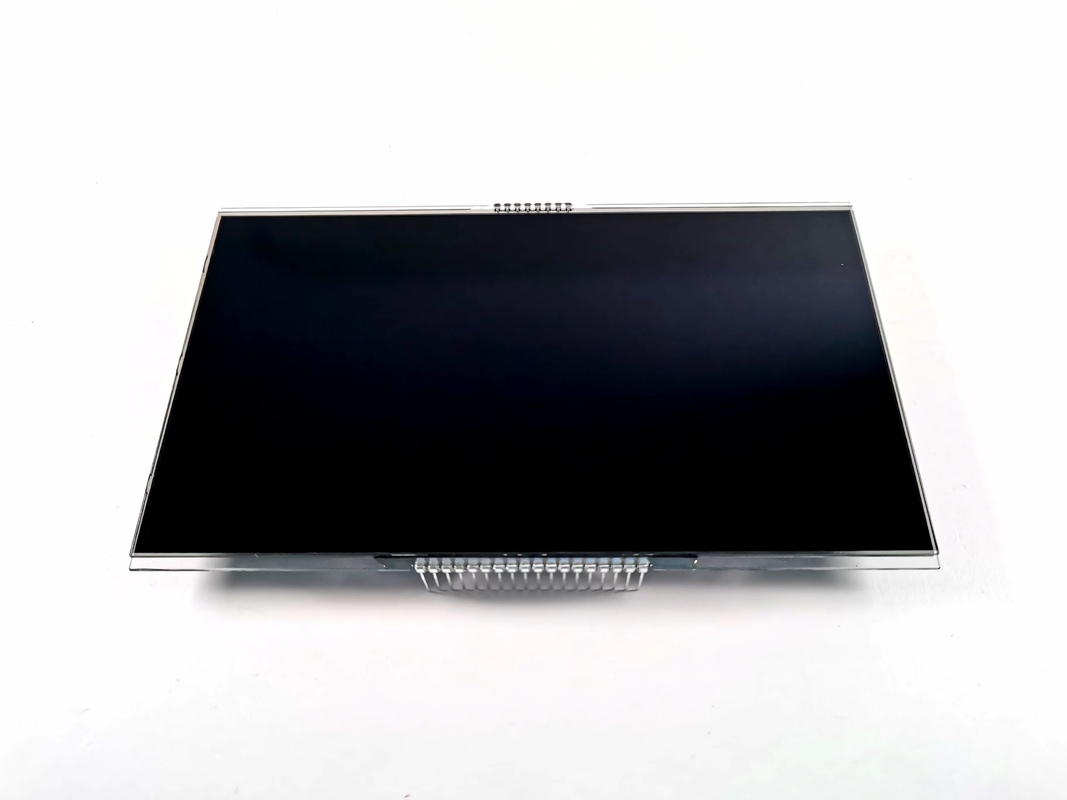 12 O Jam Negatif VA LCD Display Segmen Hitam Digit Grafis LCD Kaca Va Panel Untuk Termostat