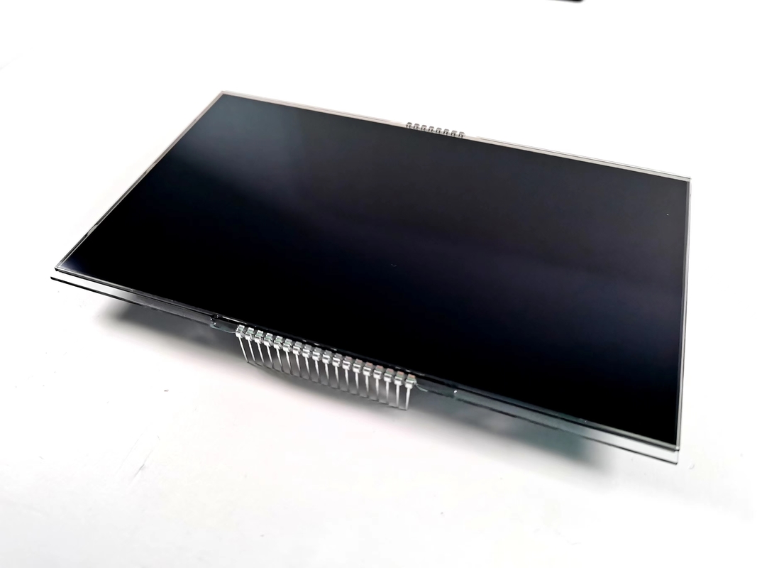 12 O Jam Negatif VA LCD Display Segmen Hitam Digit Grafis LCD Kaca Va Panel Untuk Termostat