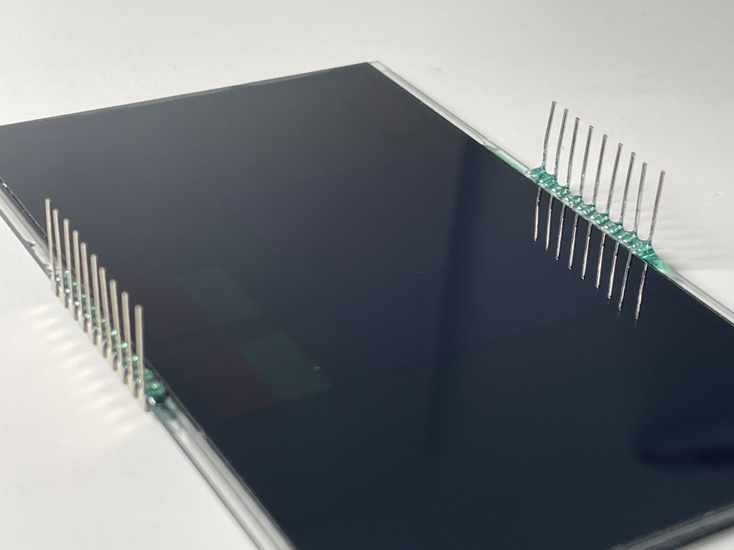 Harga Grosir VA Segmen LCD Tampilan Warna Kontrol PIN Layar Putih Lampu Belakang Untuk Pijat