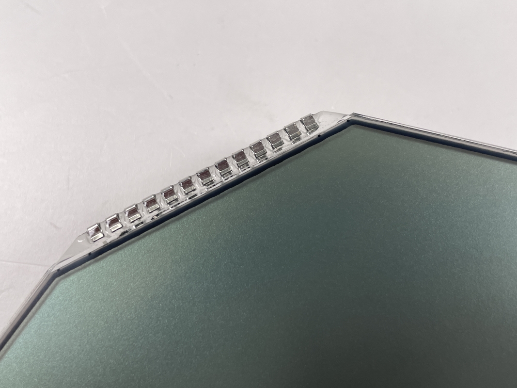 5.0 V Prositive HTN LCD Display Segment Code Screen Panel Instrumen Kecepatan yang dapat disesuaikan