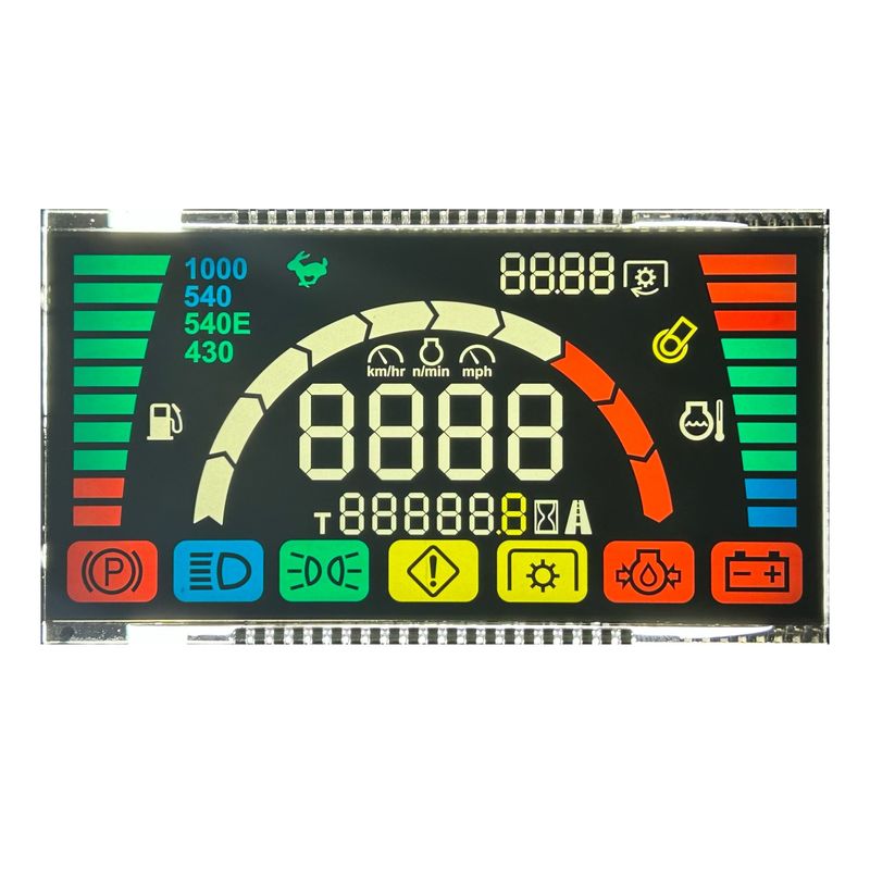 6 O' Clock Negatif Transflektif Va LCD Display Dengan Lampu Belakang Untuk Power Supply