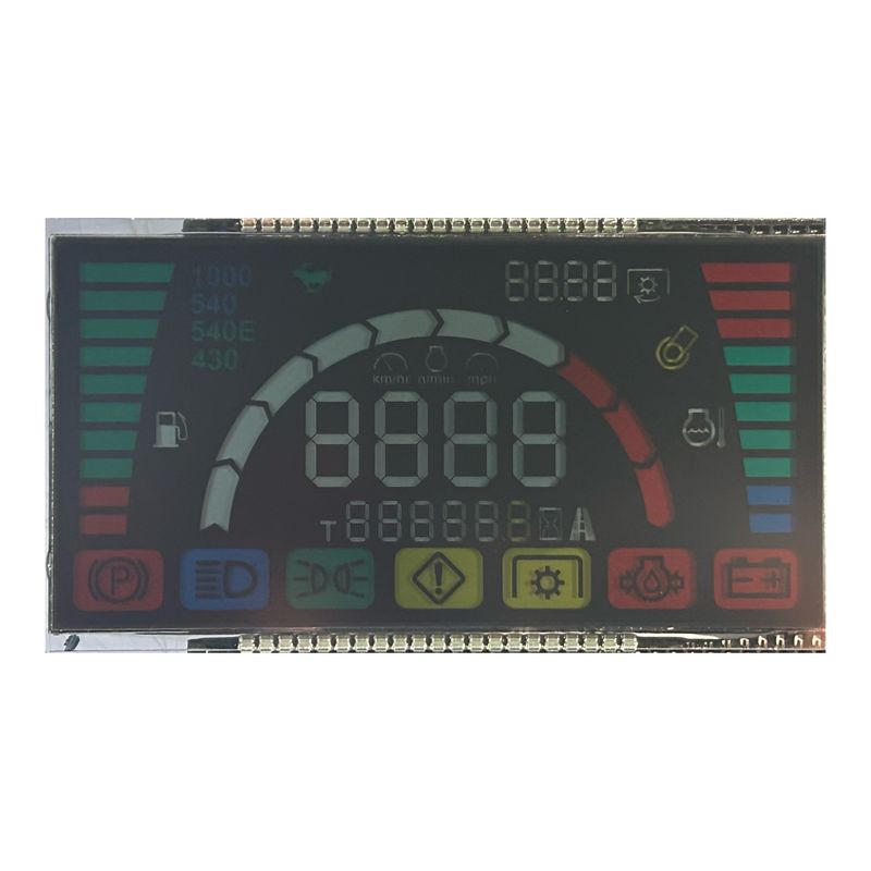 6 O' Clock Negatif Transflektif Va LCD Display Dengan Lampu Belakang Untuk Power Supply