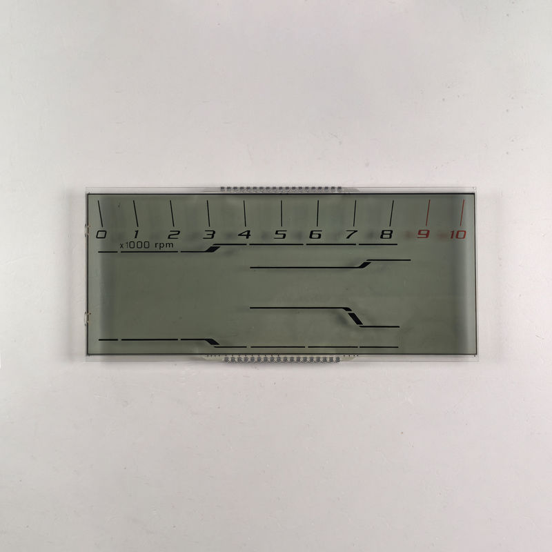Produsen Murah Custom HTN LCD Display Delapan Bentuk Monochrome 7 Segmen Graphic LCD Screen Untuk Instrumen Sepeda Motor