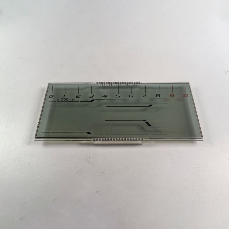 Produsen Murah Custom HTN LCD Display Delapan Bentuk Monochrome 7 Segmen Graphic LCD Screen Untuk Instrumen Sepeda Motor
