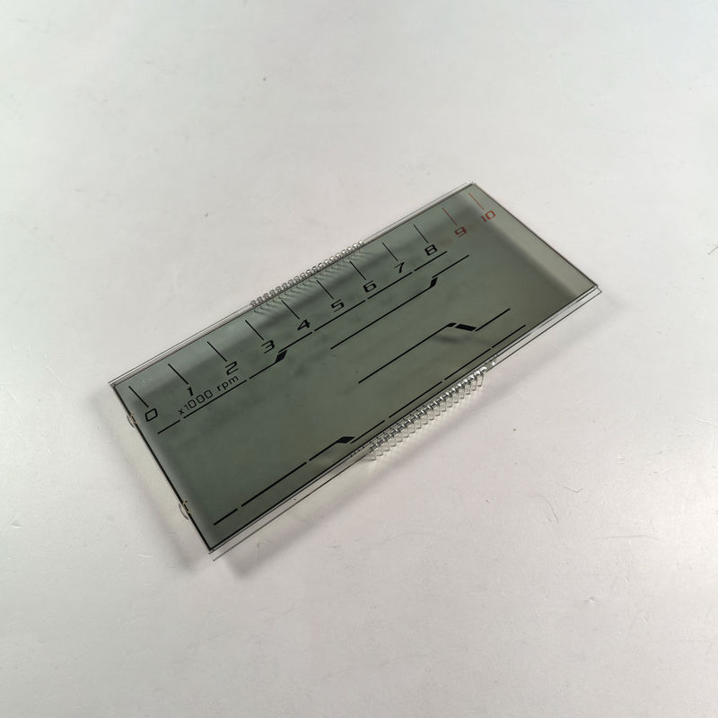 Produsen Murah Custom HTN LCD Display Delapan Bentuk Monochrome 7 Segmen Graphic LCD Screen Untuk Instrumen Sepeda Motor