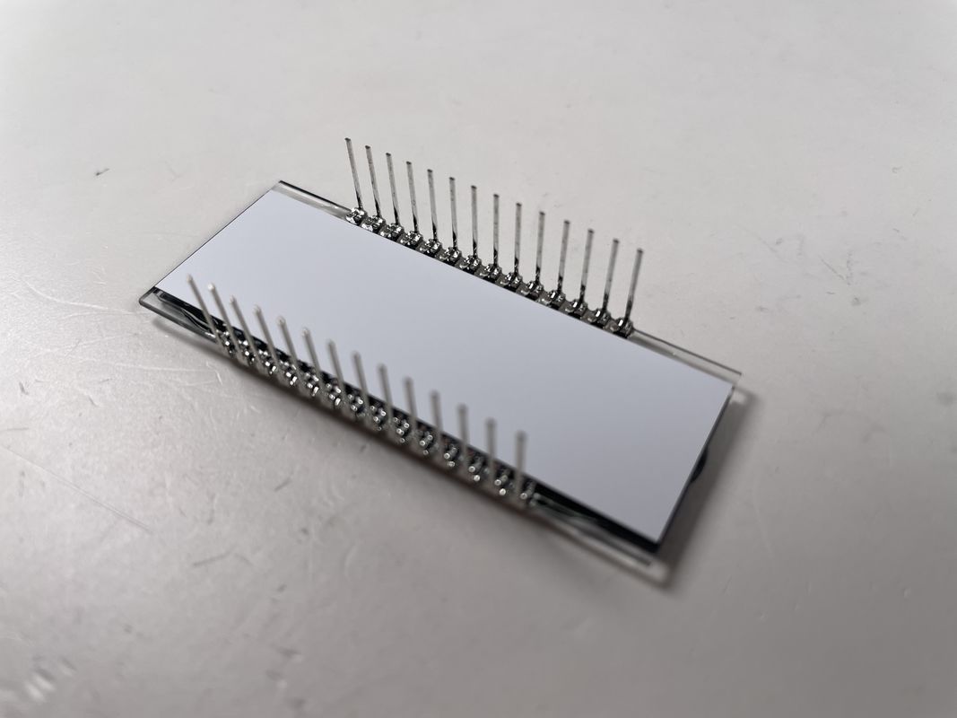 Pabrik Custom 8 Digit TN LCD Display Positif Tujuh Segmen Sambungan PIN Untuk Meter Gas Elektronik