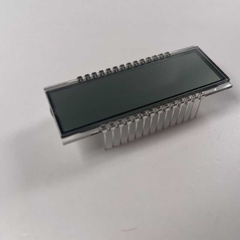 Pabrik Custom 8 Digit TN LCD Display Positif Tujuh Segmen Sambungan PIN Untuk Meter Gas Elektronik