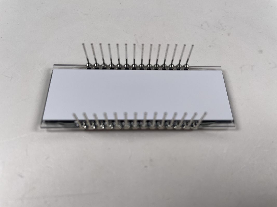 Pabrik Custom 8 Digit TN LCD Display Positif Tujuh Segmen Sambungan PIN Untuk Meter Gas Elektronik