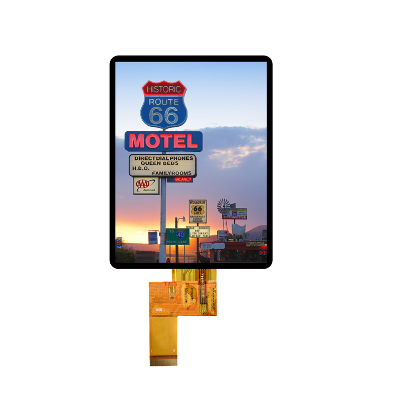 OEM ODM Dukungan 3.5 Inch TFT LCD Display untuk Kontrol Industri SPI/MCU/LVDS Interface LCD Display Panel Custom TFT Display Module