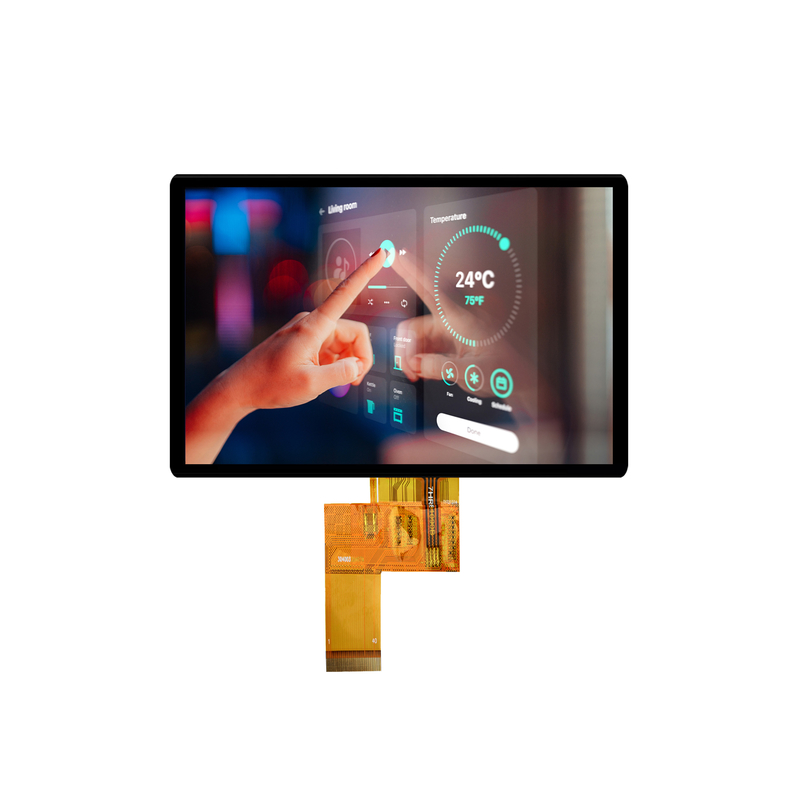 Tampilan TFT 3.5 Inci Sudut Pandang Lebar IPS Kustom Antarmuka LVDS RGB Modul Layar Sentuh untuk Perangkat Medis