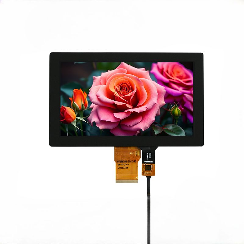 OEM ODM 7 Inch TFT LCD Module with LVDS Interface Touchscreen 1000 Nits 7 Inch TFT LCD Display for Control Panels