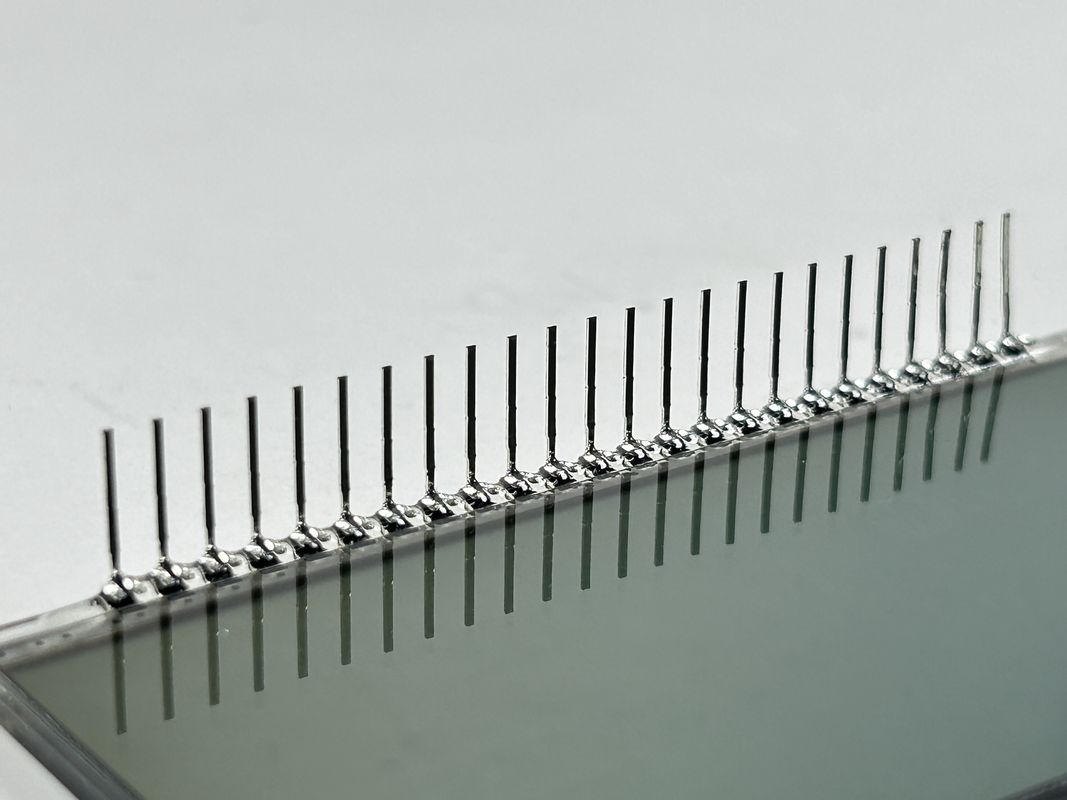 Segmen HTN Custom ROHS Kustom LCD 7 Segmen LCD Display untuk Kontrol Industri