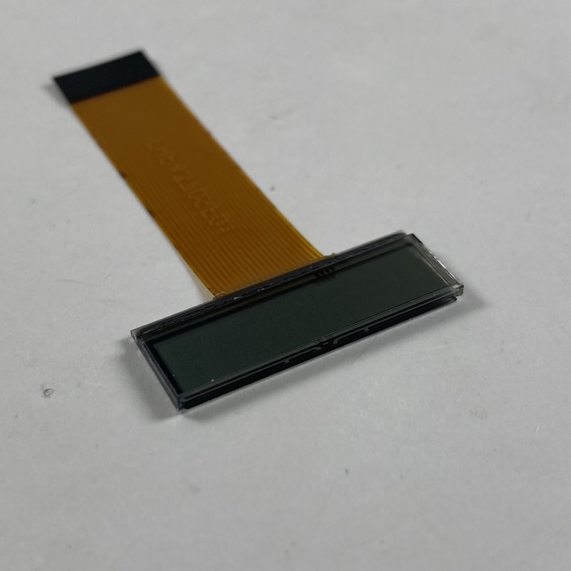 Segmen HTN 7 Custom Anzeige LCD 12 O'Clock Segment LCD Segmen LCD Untuk Panel Kontrol Peralatan Rumah