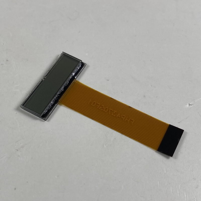 Segmen HTN 7 Custom Anzeige LCD 12 O'Clock Segment LCD Segmen LCD Untuk Panel Kontrol Peralatan Rumah