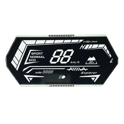 Va Transmissive Segment LCD Display Screen for Motorcycles Speedometer VA Negative Lcd Display