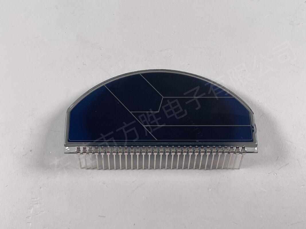 Custom Blue Film Motorcycle LCD Screen LCD Monochrome Displays Semicircular Speedometer LCD Display