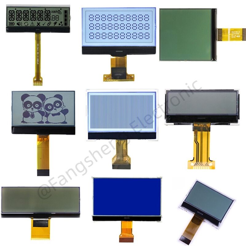 OEM COG LCD 128x64 192x64 240x128 COG LCD Pabrik ST7567 COG Display untuk Kontrol Industri