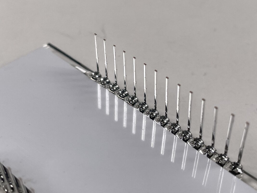 Tampilan Segmen Lcd TN Kustom Untuk Konektor PIN Meter Gas Elektronik Layar Lcd 7 Segmen