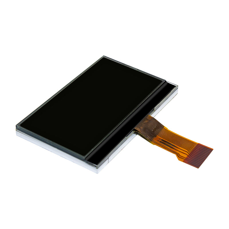 Tampilan Grafis LCD 2,61 "128x64 COG Kustom untuk Kontrol Industri Modul Tampilan LCD COG 12864 Dot dengan Lampu Latar